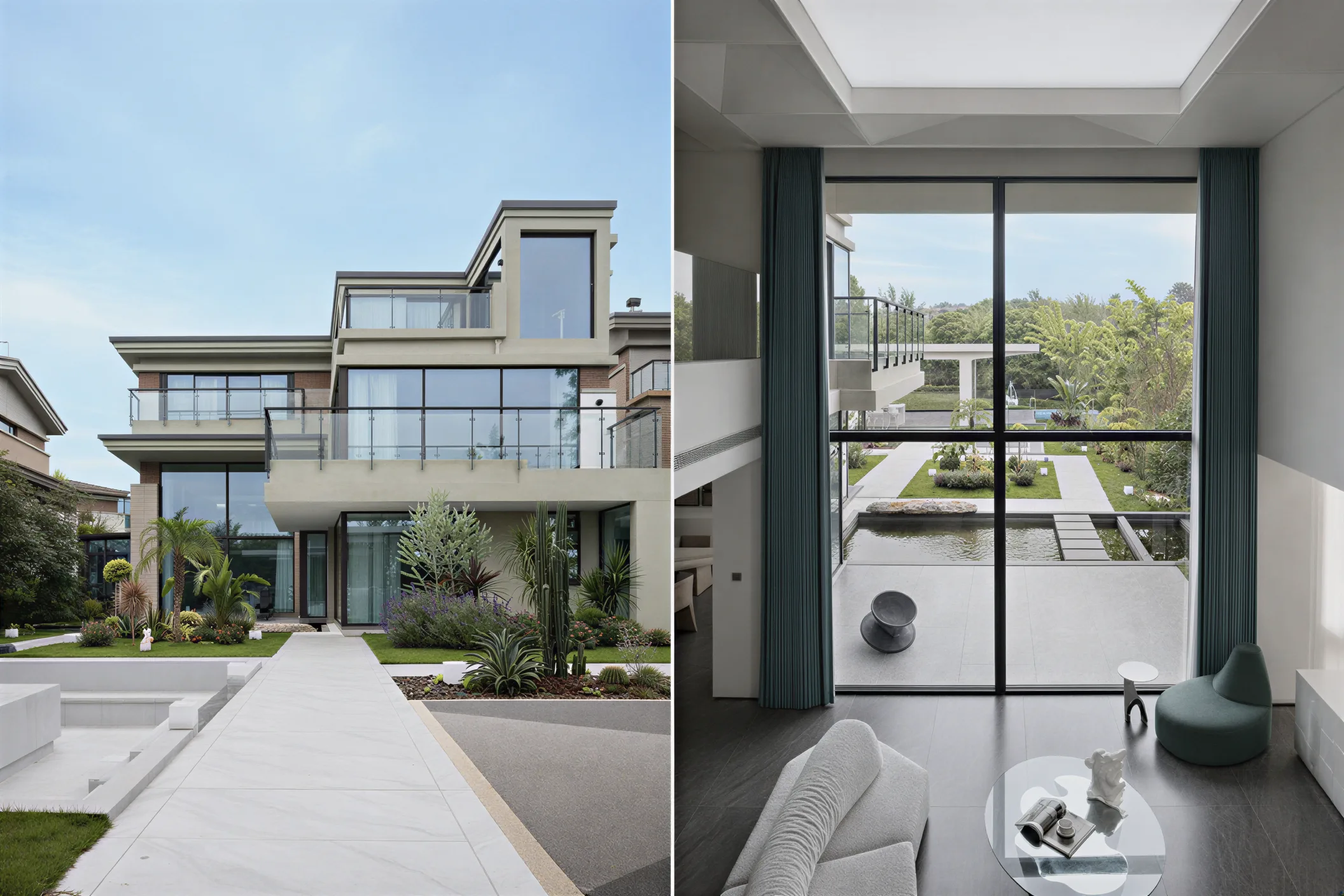DRAUMIA interior connecting architecture, landscape and living spaces
