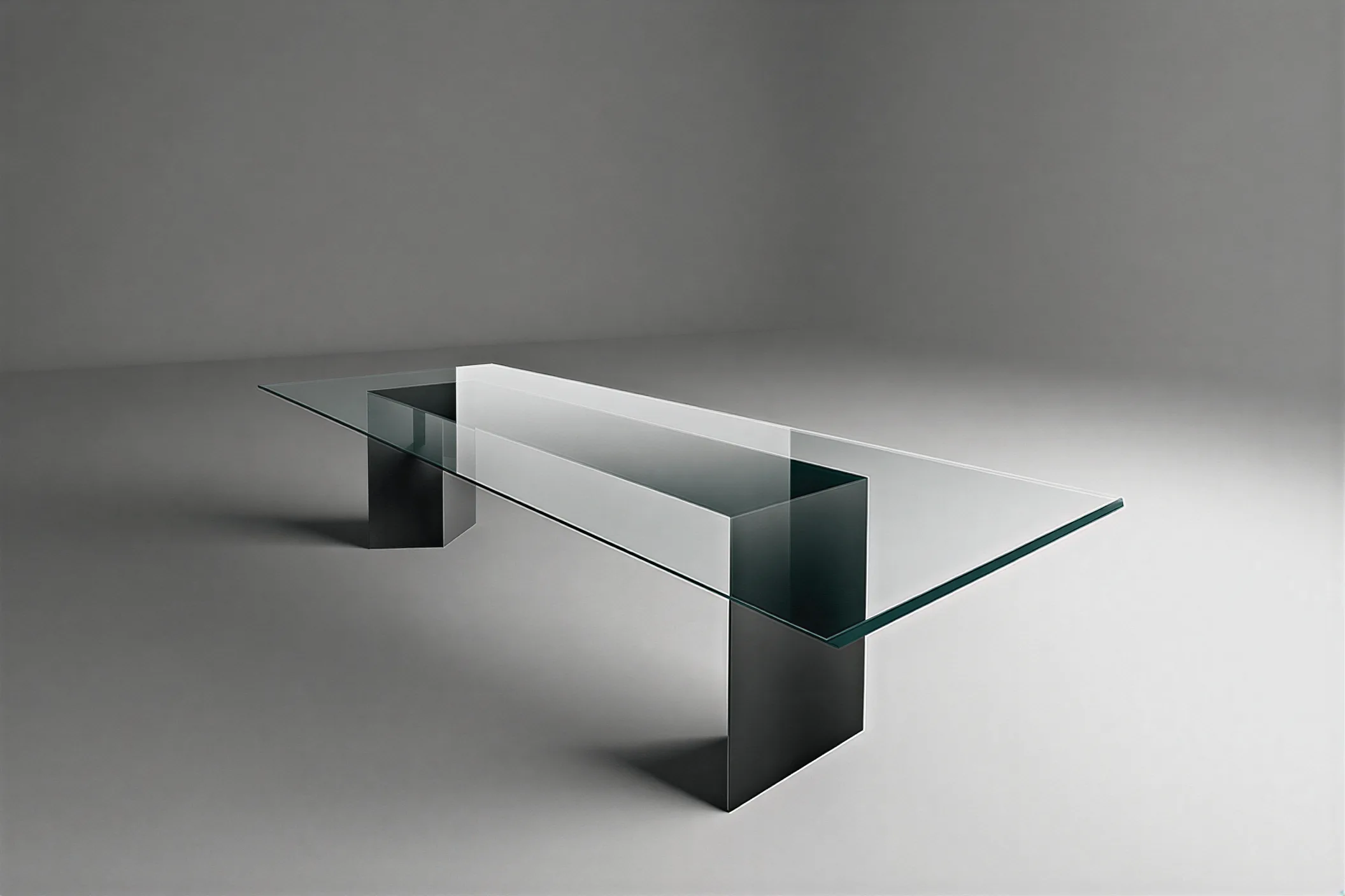 Glass material study showing textured tinted and reflective finishes