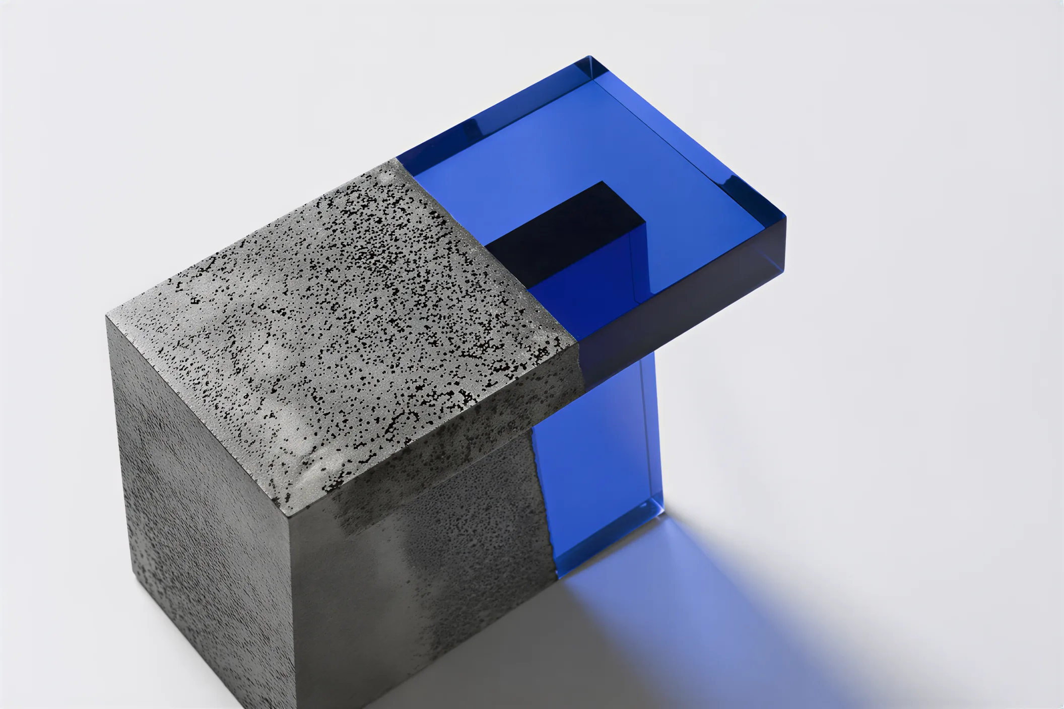 Advanced material study showing surface textures colors and edge quality