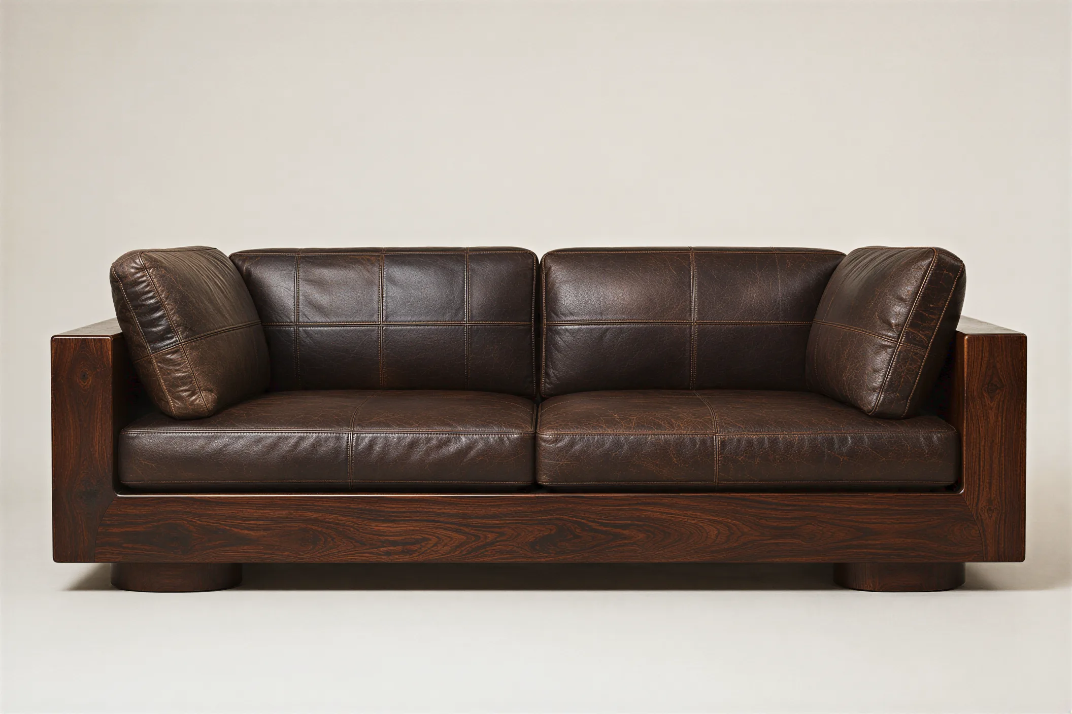 Wood veneer study showing coordinated grain direction and panel matching