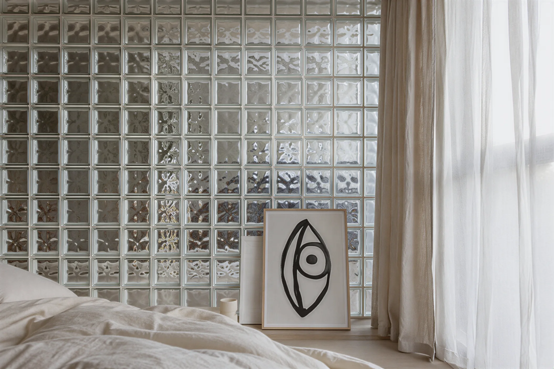 Commercial interior showing brand identity through material and space